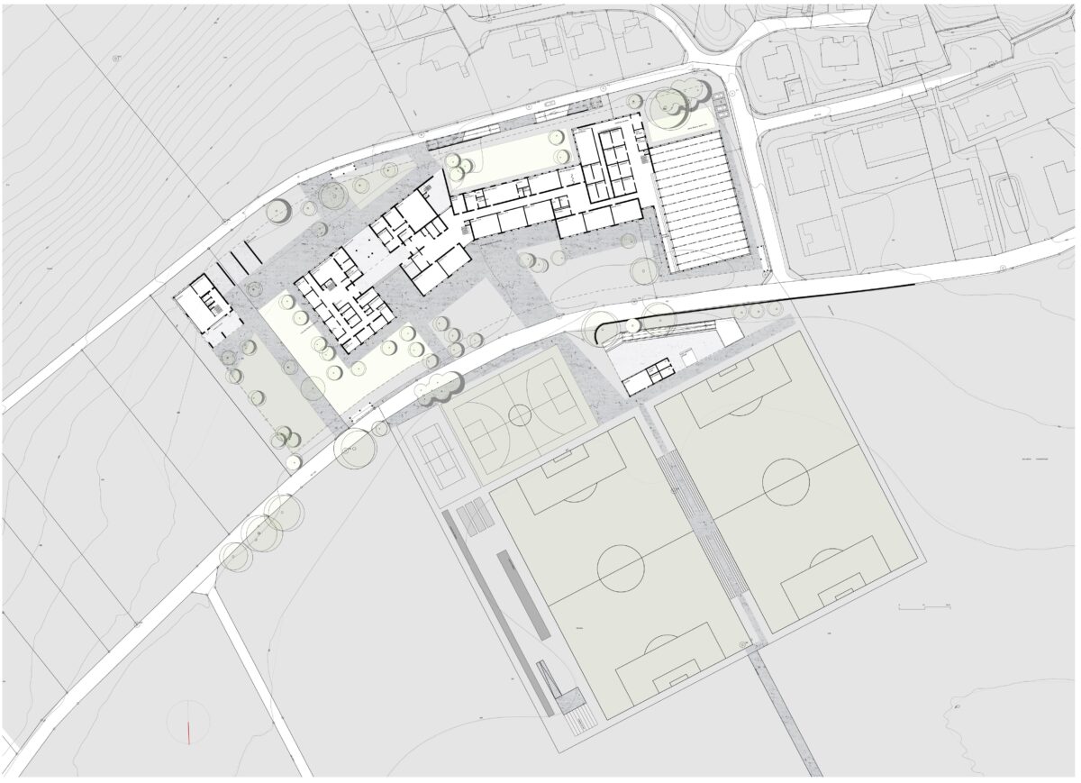 Das Schul- und Sportzentrum Champagne (Architektonischer Projektwettbewerb)